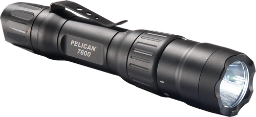 Pelican 7600 Flashlight Black Anodized 37/479/944 Lumens White/Red/Green LED