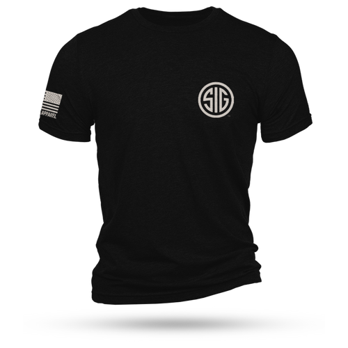 Nine Line Apparel Sig Sauer Logo Short Sleeve Shirt Black 2XL