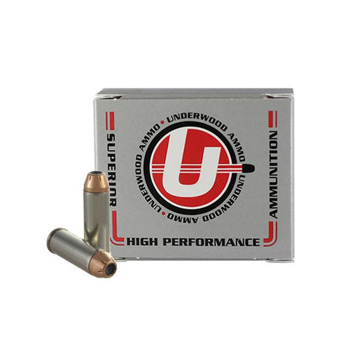 Underwood 45 Colt (Long Colt) +P Ammo 300 Grain Hornady XTP Jacketed Hollow Point Box of 20 Underwood 45 Colt (Long Colt) +P Ammo 300 Grain Hornady XTP Jacketed Hollow Point Box of 20