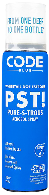 Code Blue Doe Estrous Deer Scent Aerosol 3.2 oz Code Blue Doe Estrous Deer Scent Aerosol 3.2 oz