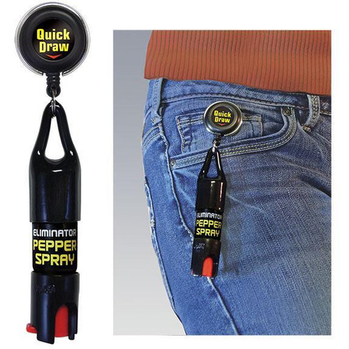 Personal Security Products Eliminator Retractable Key Ring Pepper Spray