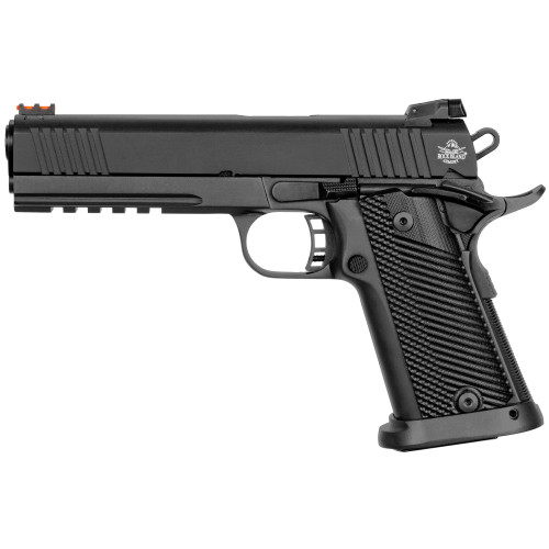 Rock Island Armory 1911-A2 FS Tac Ultra FSHC 45 ACP Pistol 5" Barrel 14+1 Round Black Parkerized Slide Black G10 Grips