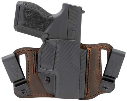 Versacarry Insurgent Deluxe IWB/OWB Holster Glock 19 Right Hand Brown
