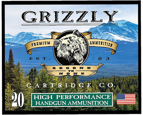 Grizzly Ammo GC38SP+P9 38 Special +P Ammo 148 Grain Full Metal Jacket Flat Point Box of 20