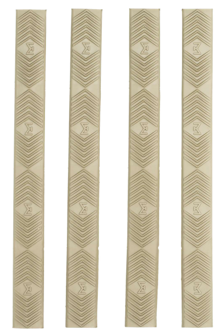 Ergo Grips Wedgelok Rail Covers 6.25 Inch Flat Dark Earth 4-Pack