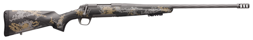 Browning X-Bolt Mountain Pro Bolt Action Rifle 300 PRC 26" Fluted Barrel Tungsten Gray Cerakote Black Carbon Fiber Stock