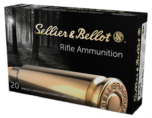 Sellier & Bellot 7x64mm Rifle Ammunition 139 Grain Semi-Jacketed Soft Point Box of 20