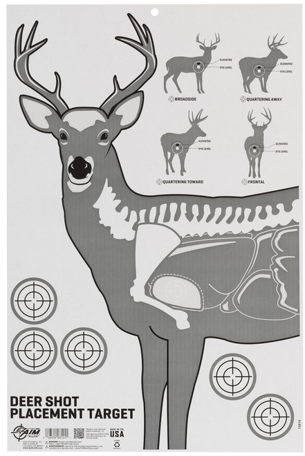 Allen 15810 Deer Vitals Corrugated Target 23x35 Allen 15810 Deer Vitals Corrugated Target 23x35