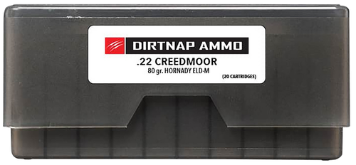 Fierce Firearms DNP22CM80GRELDM .22 Creedmoor Ammo 80 Grain ELDM Box of 20