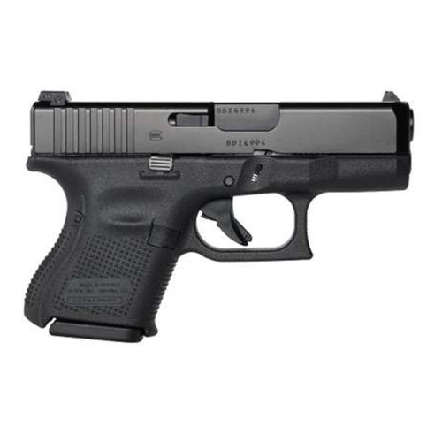 Glock 26 Gen 5 9mm Luger Pistol 3.43" Barrel 10+1 Round Black (Front Serrations, nDLC Finish)