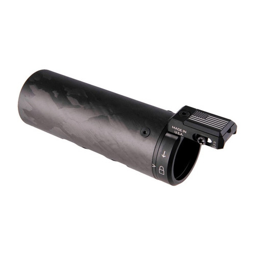 Modtac Suppressor Shield Universal with Rail Attachment 6.5x2 Carbon Fiber Black