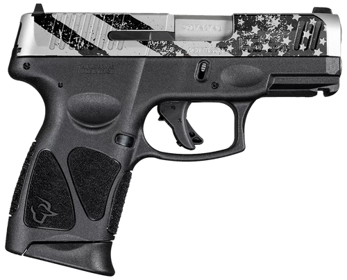 Taurus G3C 9mm Pistol 3.26" Barrel 10+1 Rounds Black Slide with US Flag Engraving