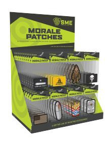 Gsm Assorted Morale Patches 144-Piece Display