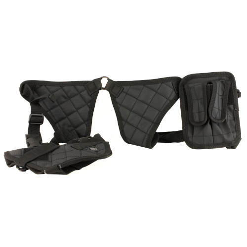 UTG Deluxe Universal Horizontal Shoulder Holster Black