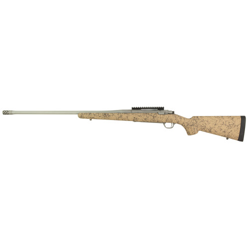 Ruger Hawkeye FTW Hunter Bolt Action Rifle 7mm PRC 24" Threaded Barrel Tan Black Stock - Image 1