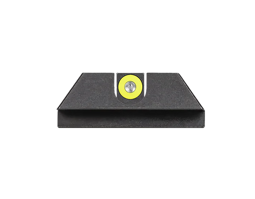 Night Fision GLK003014YGZ Night Sights Glock 42 43 43X Green Tritium Yellow Outline Front Black Rear