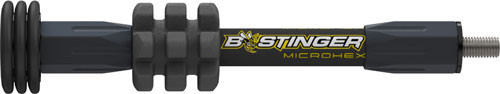 Bee Stinger MicroHex Bow Stabilizer 6" Black