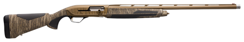 Browning Maxus II 12 Gauge 3.5" 26" Barrel Shotgun, Burnt Bronze Cerakote (Mossy Oak Bottomland Stock)