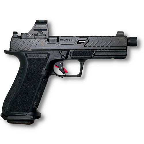 Shadow Systems DR920 War Poet 9mm Luger Pistol 5" Threaded Barrel 10+1 Round Black