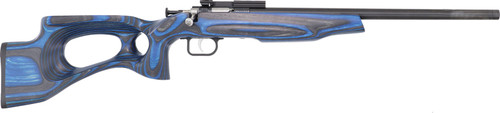 BLUE LAMINATE THUMBHOLE BLUEDCRICKETT EXTREME RIFLE 22LR - Image 1