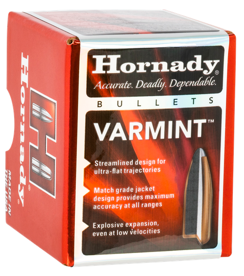 Hornady Bullets 22 Cal .224 55gr JSP W/Cannelure 100/Box