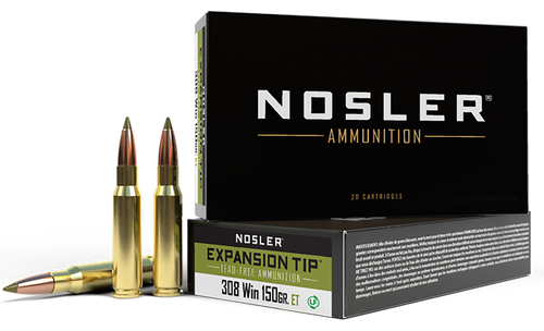 Nosler 308 Winchester 150gr E-Tip Brass 20/10