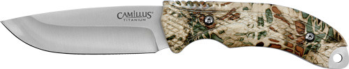 4" SS DROP POINT BLADE CAMOCAMILLUS MASK FIXED BLADE 4" SS DROP POINT BLADE CAMOCAMILLUS MASK FIXED BLADE