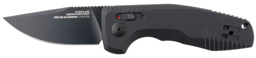 Sog Sog-Tac Auto Compact Folding Knife (Black Tini, 2.9" Blade, AUS-8 Steel)