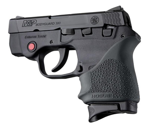Hogue Handall Slip On Beavertail Grip Sleeve S&W Bodyguard 380, Taurus TCP, Spectrum Rubber Black Hogue Handall Slip On Beavertail Grip Sleeve S&W Bodyguard 380, Taurus TCP, Spectrum Rubber Black