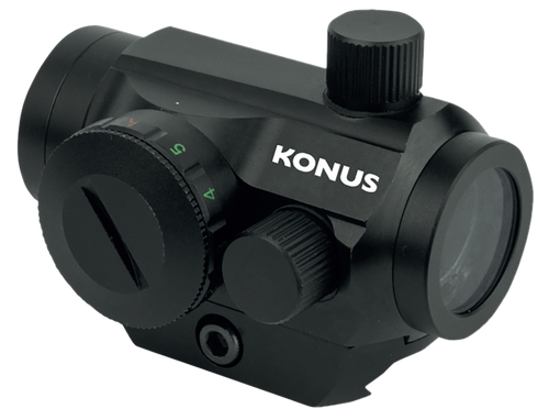 Konus Red Dot Sight Red and Green Dot with QD Mount Matte