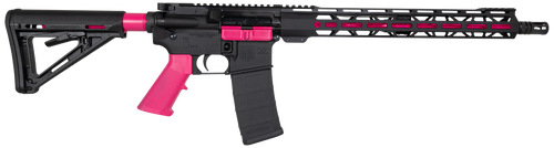 Diamondback DB175AK591 DB15 Bolt Action Rifle 5.56x45mm NATO 16" Black with Pink Accents