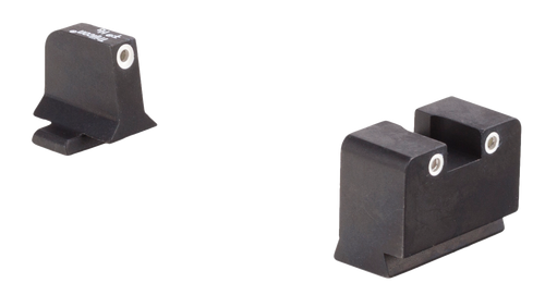 Trijicon Bright & Tough Suppressor Night Sight Set Springfield XD Steel Matte 3-Dot Tritium Green with White Outline