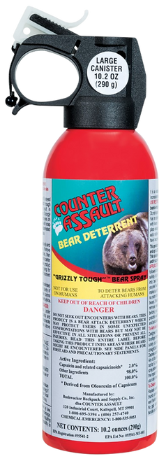 Counter Assault Bear Deterrent Spray 10.2 oz with Holster