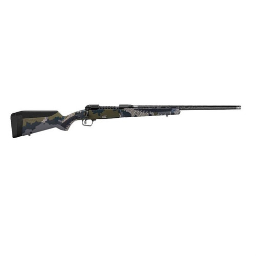 Savage Arms 110 Ultralite Bolt Action Rifle 6.5 PRC 24" Threaded Barrel Black and Kuiu Verde 2.0 Camo Stock