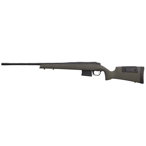 Weatherby 307 Range XP Bolt Action Rifle 7mm Remington Magnum 26" Fluted Black Threaded Barrel Black Frame OD Green Adjustable Comb Stock