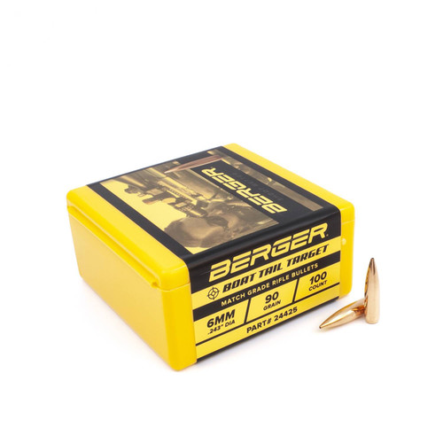 Berger 6mm 90 Grain BT Target Bullets