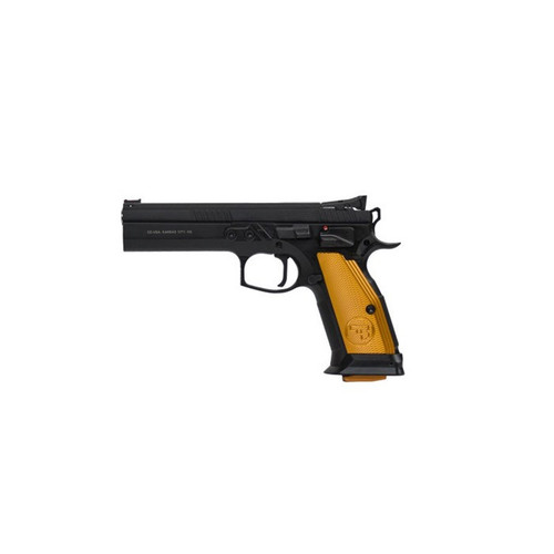 CZ 75 Tactical Sport 9mm Luger Pistol 5.4" Barrel Orange