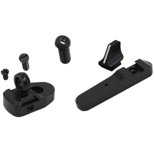 XS Ghost Ring Sight Set Henry 357 with Ramp Front Sight Steel Black