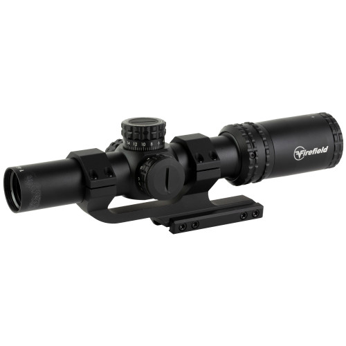 Sellmark RapidStrike AR-15 Rifle Scope 1-6x24mm Illuminated Circle Dot Reticle Matte Black