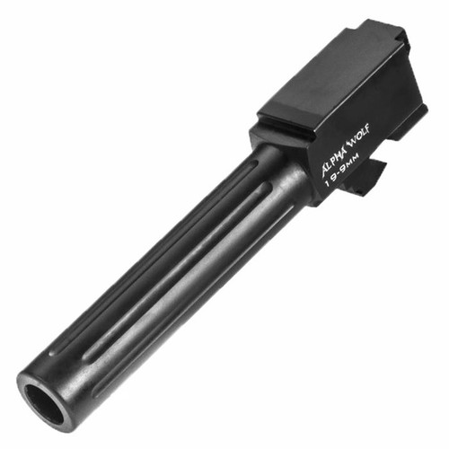 Lone Wolf Distributors Alpha Wolf Barrel Glock 19 9mm Luger 4.02" Stainless Steel Matte Black