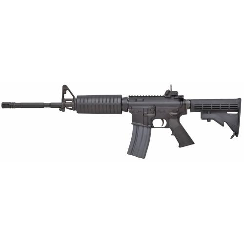 Colt M4 Carbine Semi Automatic Rifle 5.56x45mm NATO 16" Blued Threaded Barrel Black Frame Black Pistol Grip - Image 1
