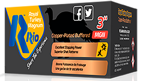 Rio Royal Turkey Buffered Shotshells 12 Gauge 3" 1-3/4 oz #6 1250 fps #5 Box of 10