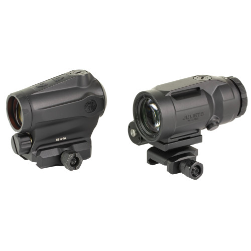 Sig Sauer ROMEO5 XDR Compact Red Dot Sight 1x20mm 65 MOA Circle with 2 MOA Dot Reticle Picatinny with JULIET5-Micro 5x 24mm Magnifier Picatinny Mount Matte Black - Image 1 Sig Sauer ROMEO5 XDR Compact Red Dot Sight 1x20mm 65 MOA Circle with 2 MOA Dot Reticle Picatinny with JULIET5-Micro 5x 24mm Magnifier Picatinny Mount Matte Black - Image 1
