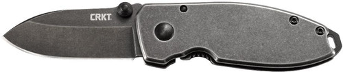 Columbia River Knife & Tool Squid Folding Knife, Black Stonewash