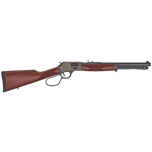Henry Big Boy Side Gate Lever Action Rifle 44 Remington Magnum 16.5" Blued Barrel Case Hardened Frame American Walnut Field Stock