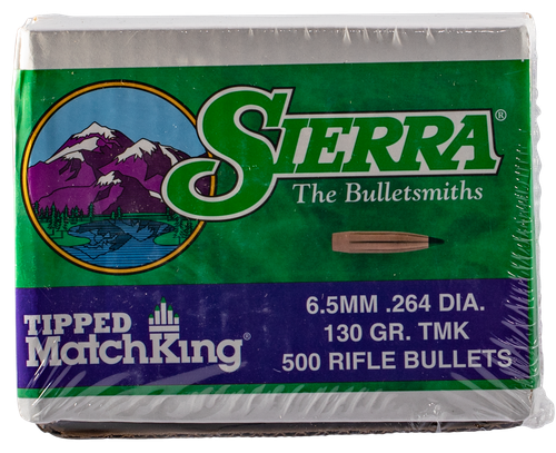Sierra Bullets .264 .264" 130gr TMK 500/Box