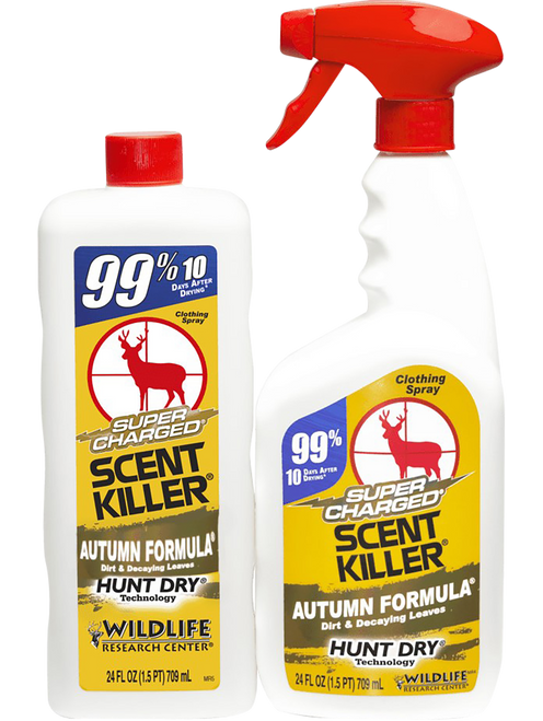 Wildlife Research Center Super Charged Scent Killer Autumn Formula 24/24 Scent Elimination Combo