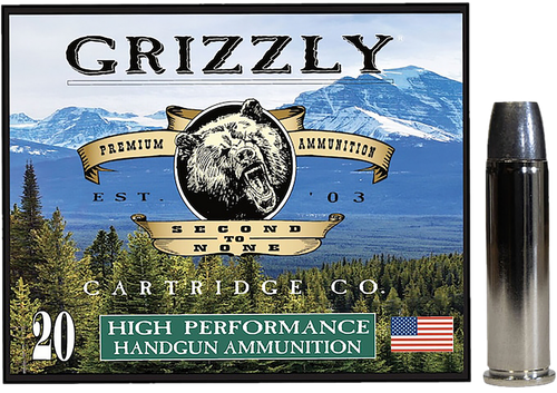 Grizzly Ammo GC357M14 357 Magnum 200 Grain Wide Long Nose Gas Check Box of 20