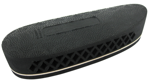 Pachmayr F325 Deluxe Field Recoil Pad Grind to Fit 1" Small with White Line with Stippled Face Black
