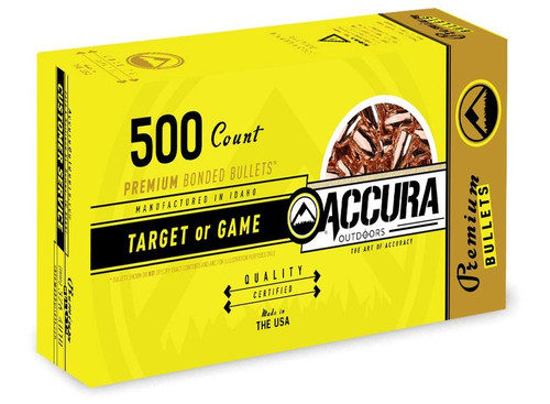 Accura Bullets 9mm Ammo 124 Grain Full Metal Jacket Box of 500